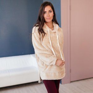 Cozy Furry Hoodie NWT